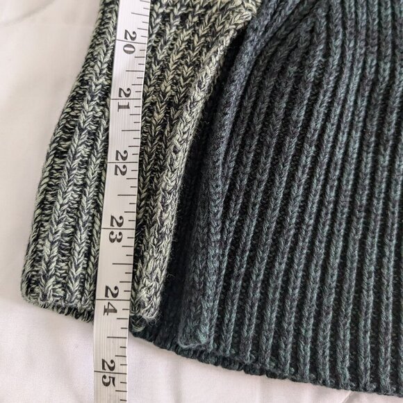 Derek Lam Collective Colorblock Turtleneck Sweater Size XS Knit Green/Black - Picture 16 of 16